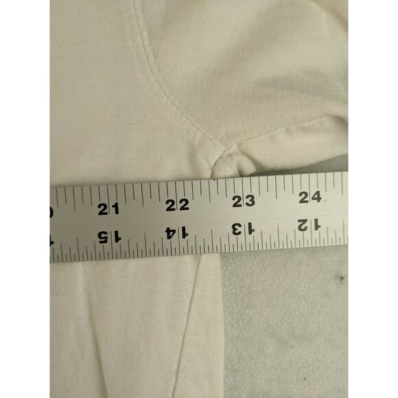 Mens Cicerone Sport Crew 32 T Shirt Size XL White Cotton 22.5W 27L - Picture 3 of 7